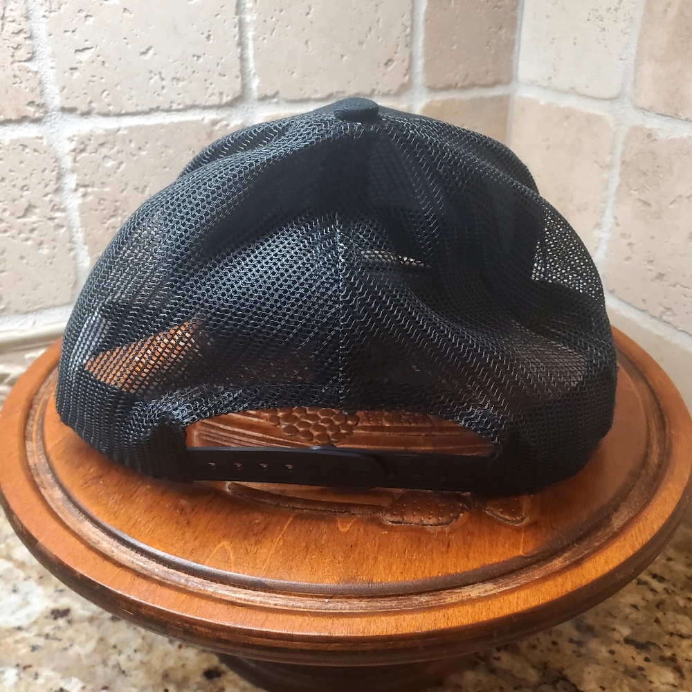 Topo Designs Classic Black Trucker Cap With Original Logo - Picture 3 of 4